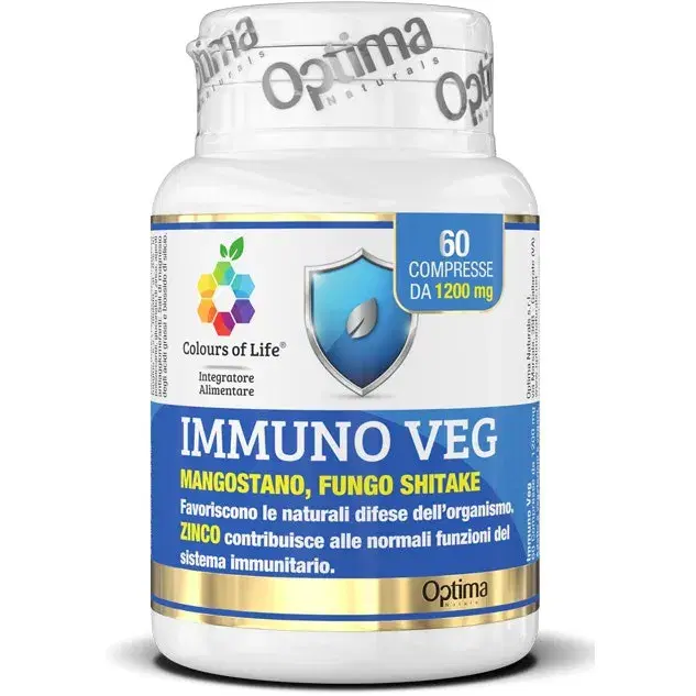 Optima Colours Of Life Immuno Veg Integratore Difese Immunitarie 60 Compresse