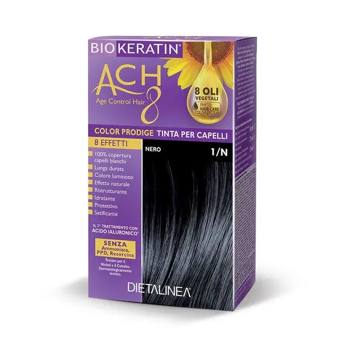 Biokeratin Ach8 Color Prodige Tinta Per Capelli Nero 1/N
