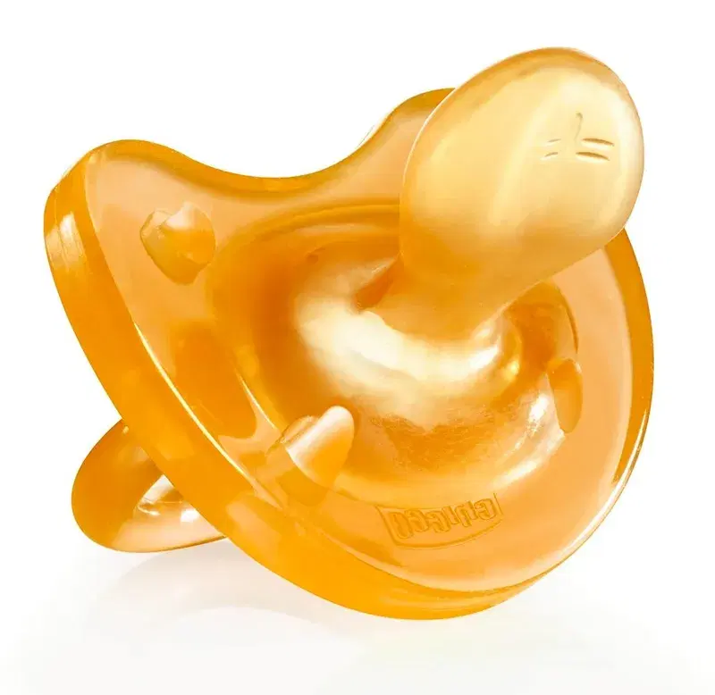 Chicco Gommotto Neutro in Caucciù 6-12 Mesi 2 Pezzi