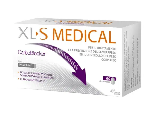 XLS Medical Linea Controllo del Peso CarboBlocker Integratore 60 Compresse