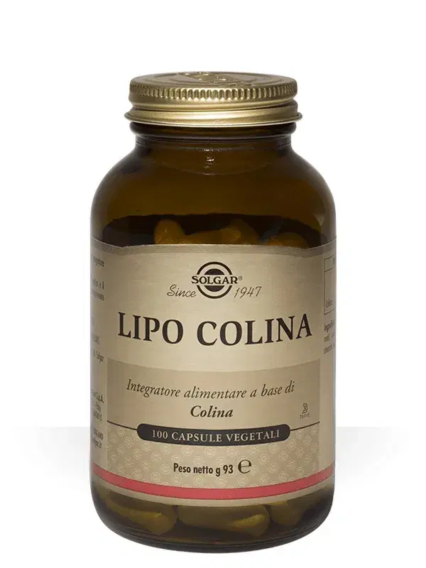 Solgar Lipo Colina Integratore Alimentare 100 Capsule Vegetali