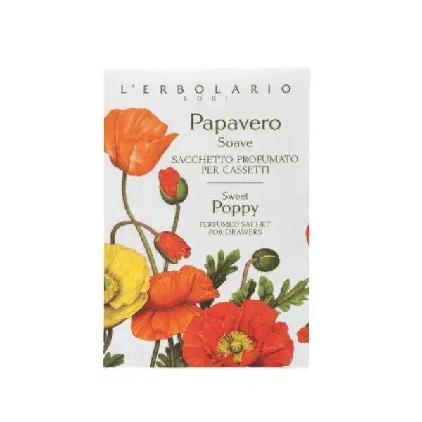 L'erbolario Papavero Soave Sacchetto Profumato per Cassetti