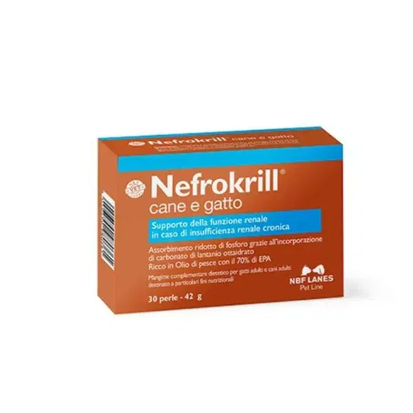 Nbf Lanes Nefrokrill Integratore Renale Gatto 30 Perle