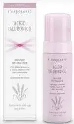 L'Erbolario Acido Ialuronico Mousse Detergente Trattamento Antiage 150 ml