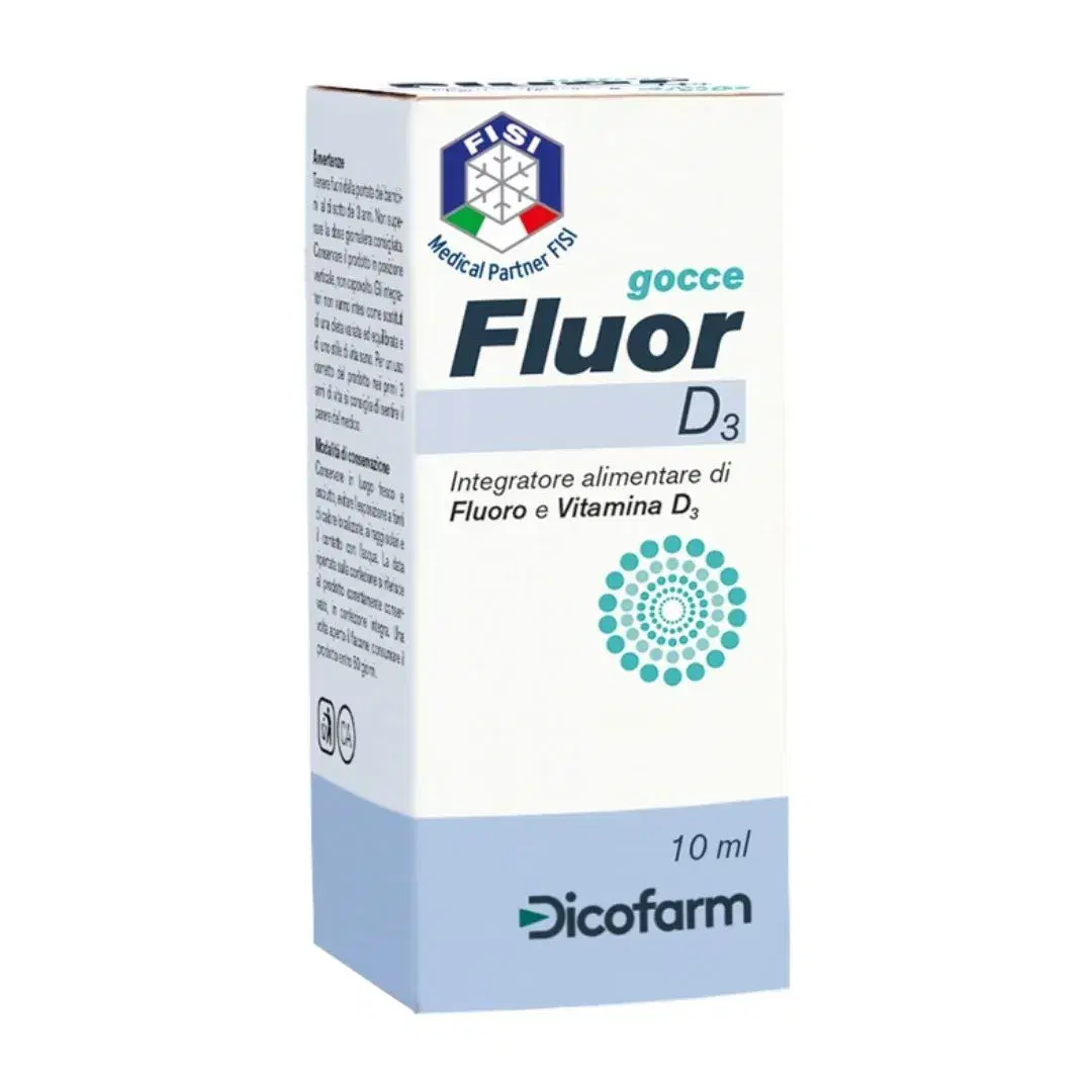 Dicofarm Linea Vitamine e Minerali FluorD3 Gocce Integratore Alimentare 6 ml
