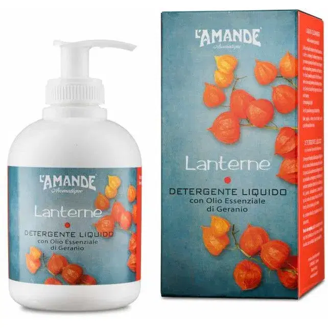 L'Amande Lanterne Detergente Liquido Mani Con Oli Essenziali Di Geranio 300ml