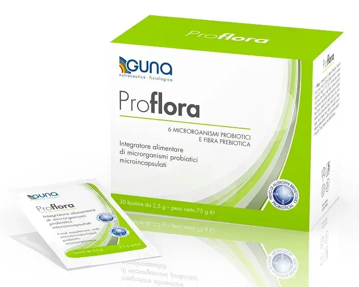 PROFLORA Integratore di Fermenti Lattici Probiotico 30 Bustine