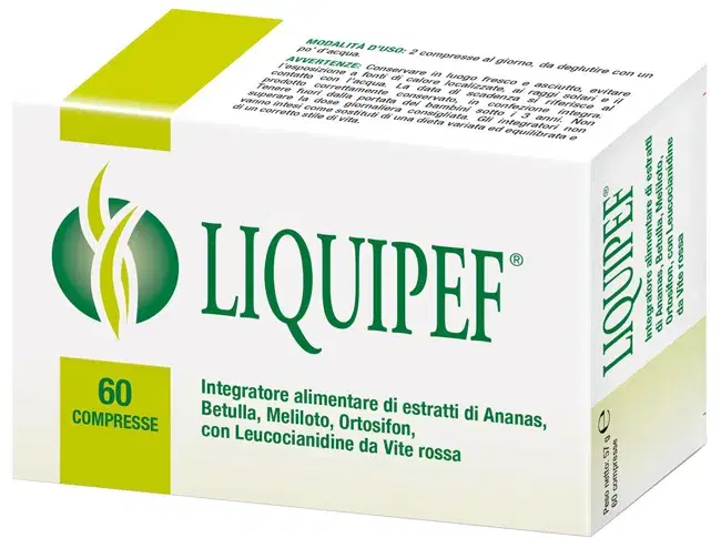 Natural Bradel Linea Circolazione Venosa Liquipef Integratore 60 Compresse