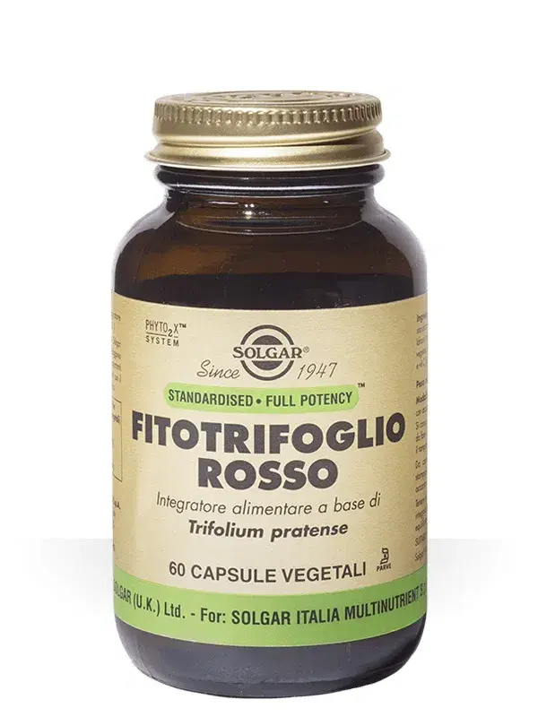 Solgar Linea Menopausa Fitotrifoglio Rosso Integratore Alimentare 60 Capsule