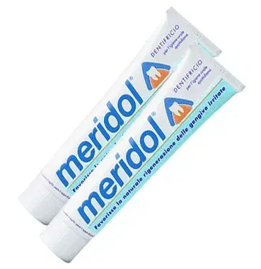 meridol Linea Igiene Dentale Quotidiana Dentifricio Gengive Irritate 2 Tubi 75ml