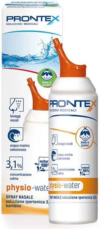 Prontex Physio-Water Soluzione Ipertonica 3,1% Spray Nasale Bambini 100ml