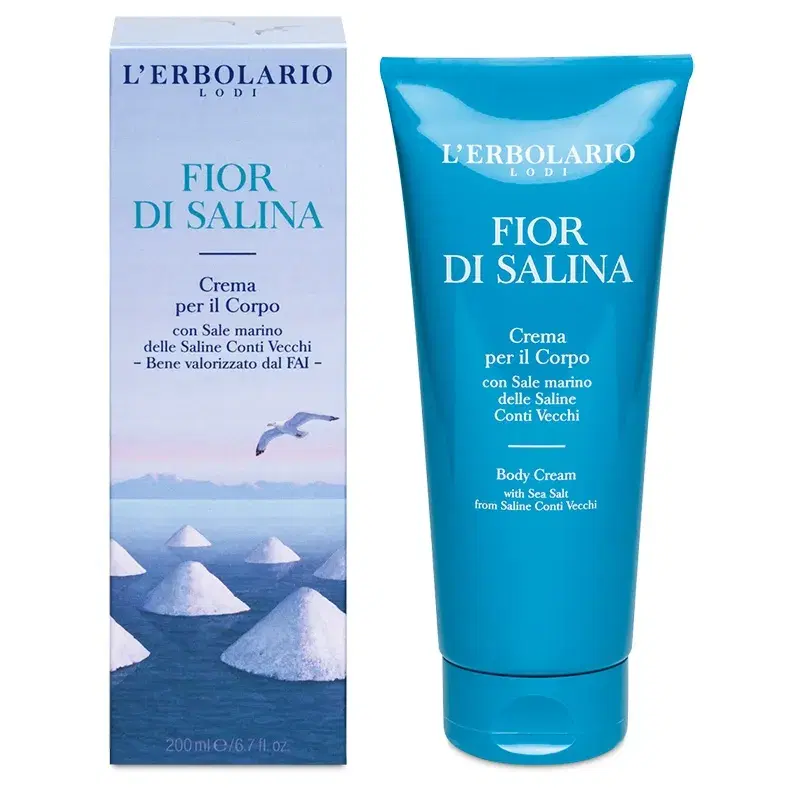 L'Erbolario Fior di Salina Mediterraneo Solare e Marino Crema Corpo 200 ml