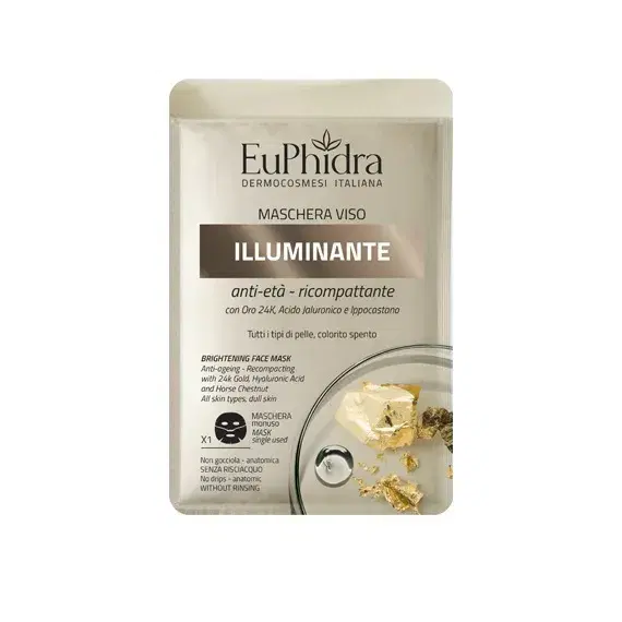 Euphidra Maschera Viso Illuminante Antietà Ricompattante 1 Pezzo