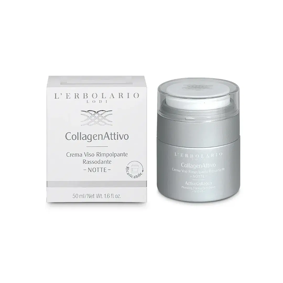 L'erbolario Collagenattivo Ricarica Crema Viso Notte Rimpolpante Rassodante 50ml