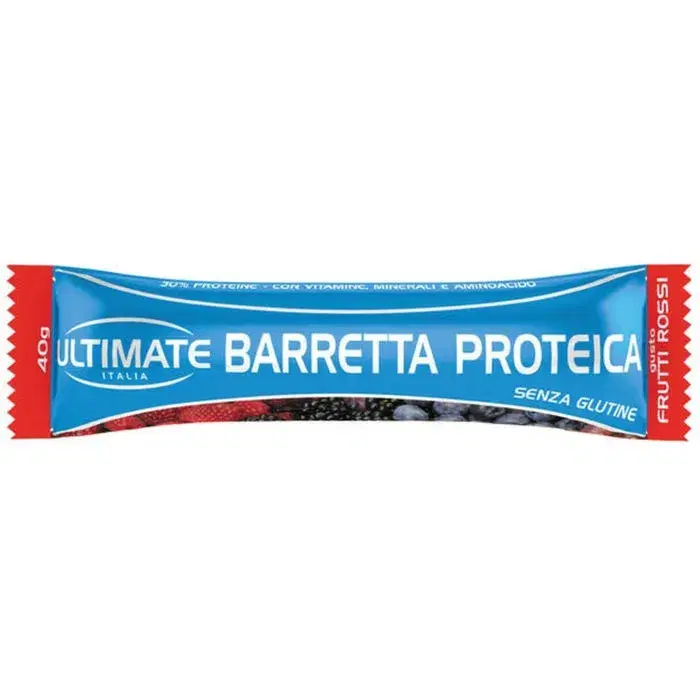 Ultimate Italia Barretta Proteica ai Frutti Rossi 40 g