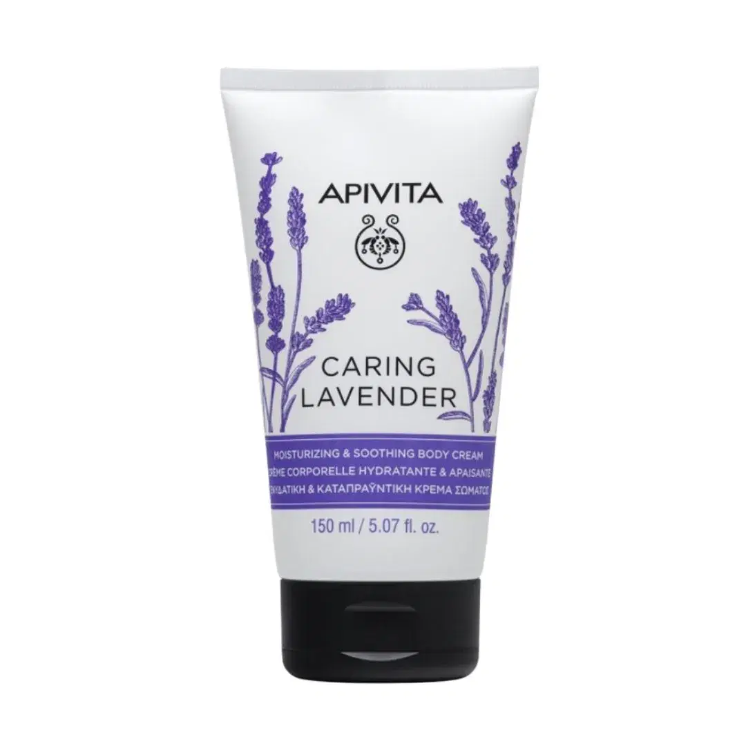 Apivita Caring Lavander Crema Corpo Idratante Lenitiva alla Lavanda 150 ml