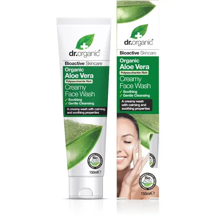 Dr. Organic Aloe Vera Detergente Viso Cremoso 150 ml