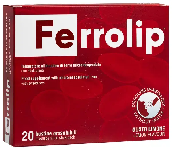 Ferrolip Integratore Di Ferro 20 Bustine Orosolubili