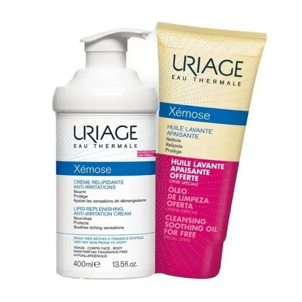 Uriage Xemose Crema Corpo Lenitiva 400 ml + Olio Lavante 200 ml