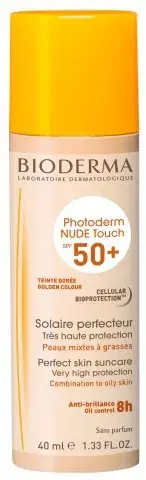 Bioderma Photoderm SPF50+ Nude Touch Pelli Intolleranti Dorè 40 ml