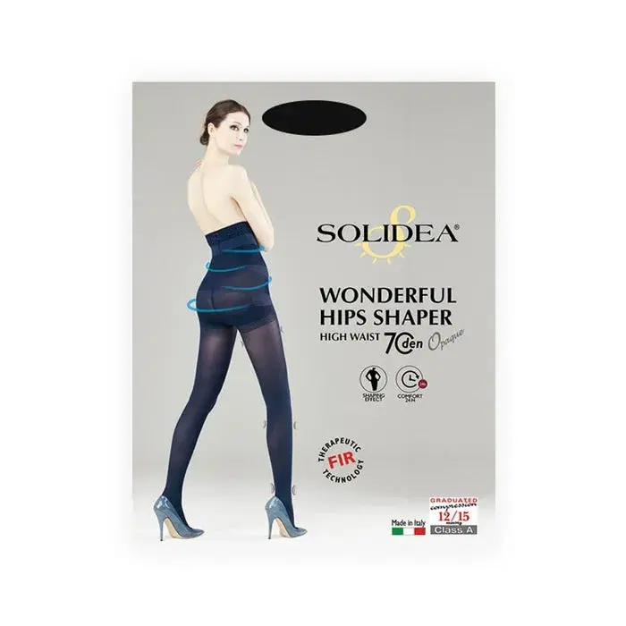 Solidea By Calzificio Pinelli Collant Vita Alta 70 Den Opaco Smc9 Nero 3-ml