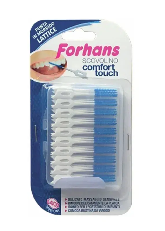 Forhans Comfort Touch Scovolini con Punta Morbida 40 pezzi