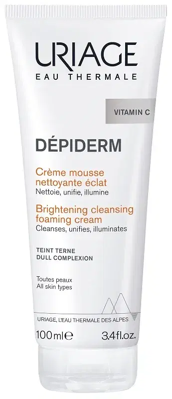 Uriage Depiderm Mousse Detergente Viso Illuminante 100 ml