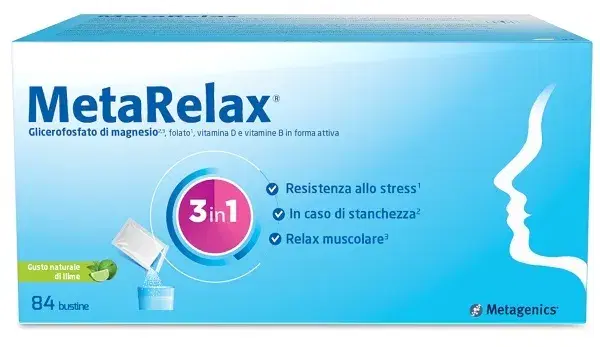 Metarelax Integratore Stanchezza e Affaticamento 84 Bustine
