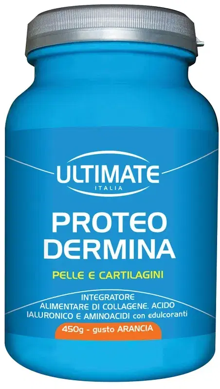 Ultimate Wellness Proteo Dermina Arancia Integratore Pelle 450 g