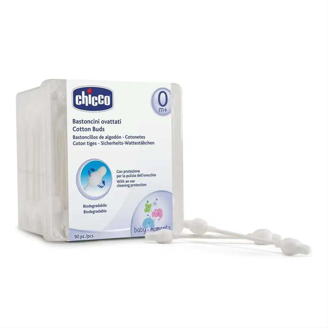 Chicco Bastoncini Ovattati 90 Pezzi