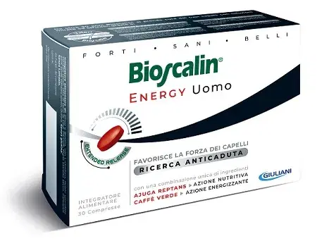 Bioscalin Energy Uomo Integratore Alimentare Capelli Rinforzante 60 Compresse
