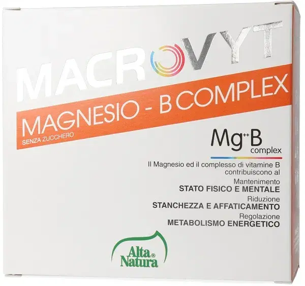 Macrovyt Magnesio B Complex Integratore Energetico 18 Bustine