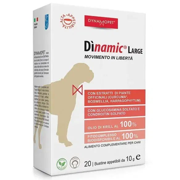 Dinamic Large Alimento Complementare Per Cani 20 Bustine