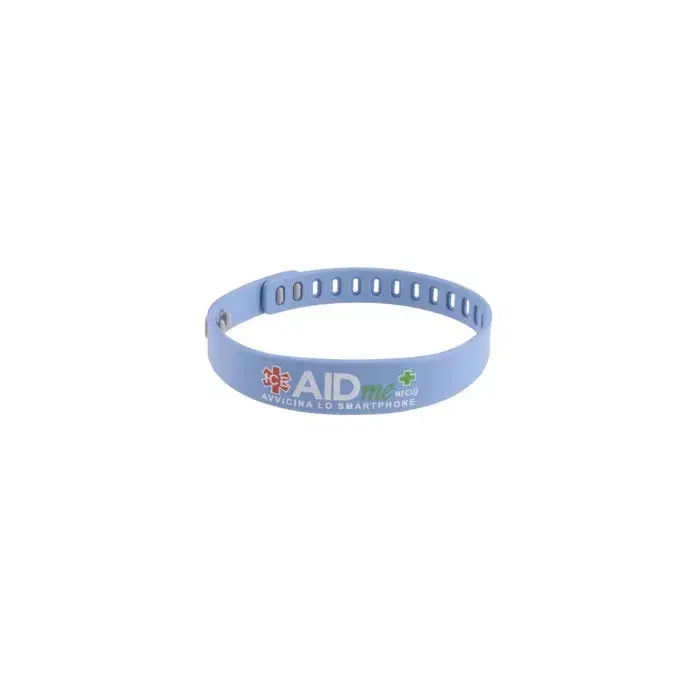 Aidme Bracciale Salvavita Azzurro