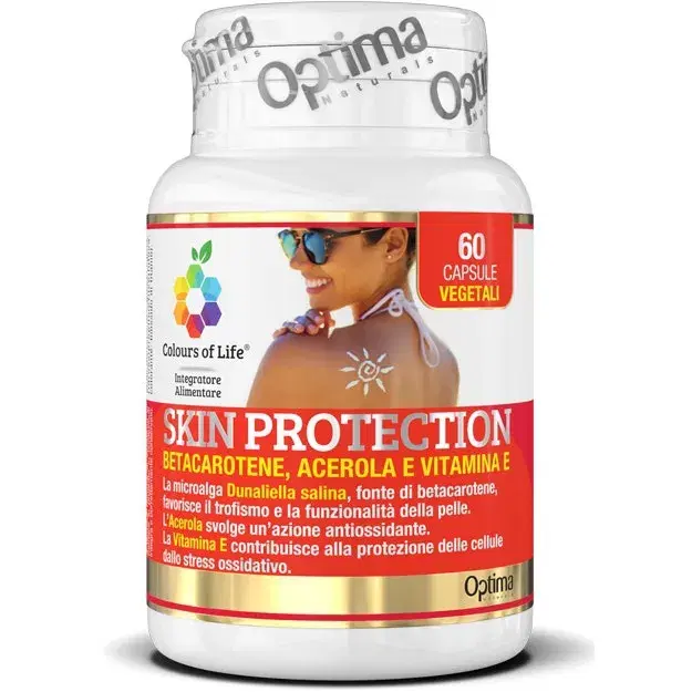 Optima Colours of Life Skin Protection Integratore Antiossidante 60 Capsule