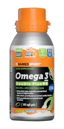 Named Sport Omega 3 Double Plus++ Integratore di Acidi Grassi 110 Soft Gel