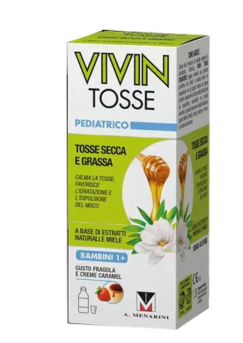 Vivin Tosse Pediatrico Per Tosse Secca e Grassa Sciroppo per Bambini 150 ml
