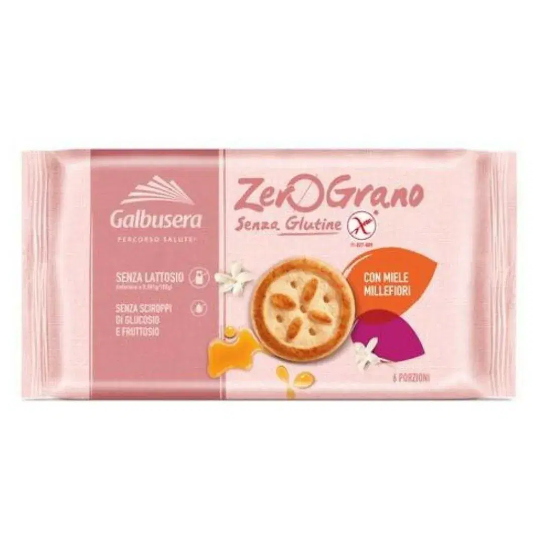 Zerograno Frollino con Miele Millefiori Senza olio di palma 220 g