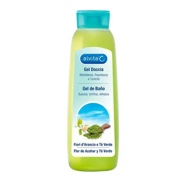 Alvita Gel Doccia Fiori arancio e Tè verde 300 ml