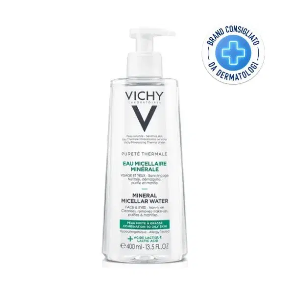 Vichy Purete Thermale Acqua Micellare Minerale per Pelli Grasse 400 ml