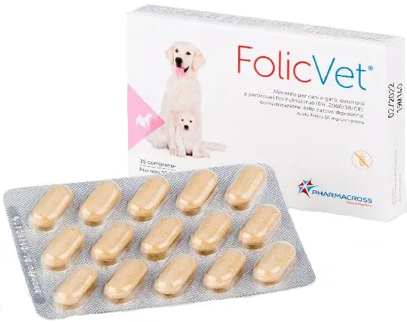 Folivet Mangime Cani/Gatti 15 Compresse