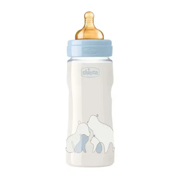 Chicco Biberon Original Touch Boy Caucciu Flusso Regolabile 330 ml