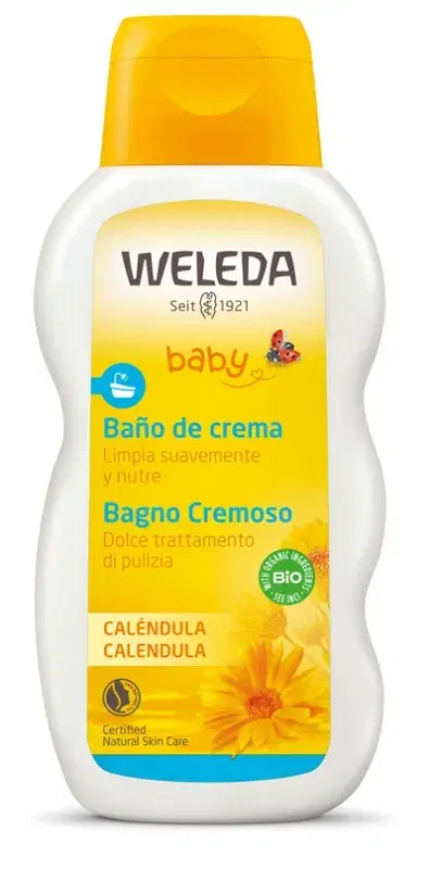 Weleda Baby Calendula Bagno Cremoso Detergente Delicato 200 ml