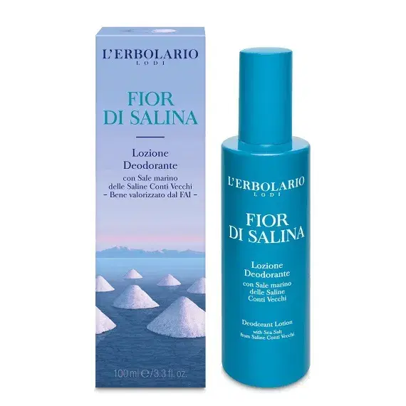 L'erbolario Fior Di Salina Lozione Deodorante con Sale Marino 100 ml