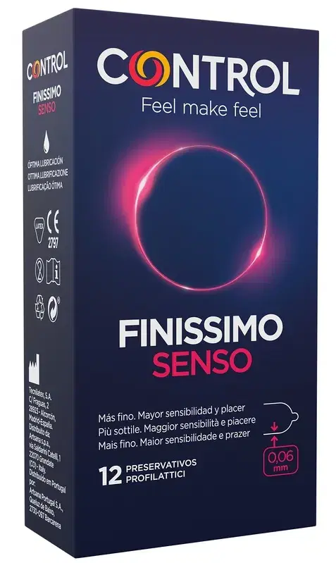 Control Finissimo Senso Profilattici 12 Pezzi