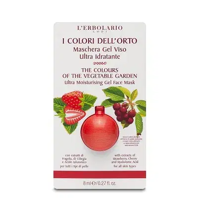 L'erbolario I Colori Dell'orto Rosso Maschera Gel Viso Ultra Idratante 8 ml