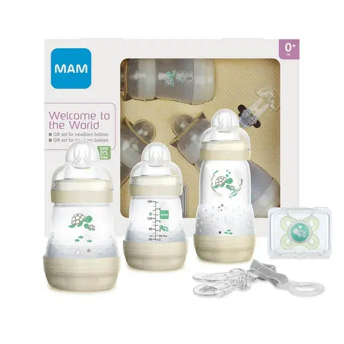 Mam Set Regalo Neonati Neutro 2 Biberon Easy Start 160 ml+1 Biberon Easy StartAn