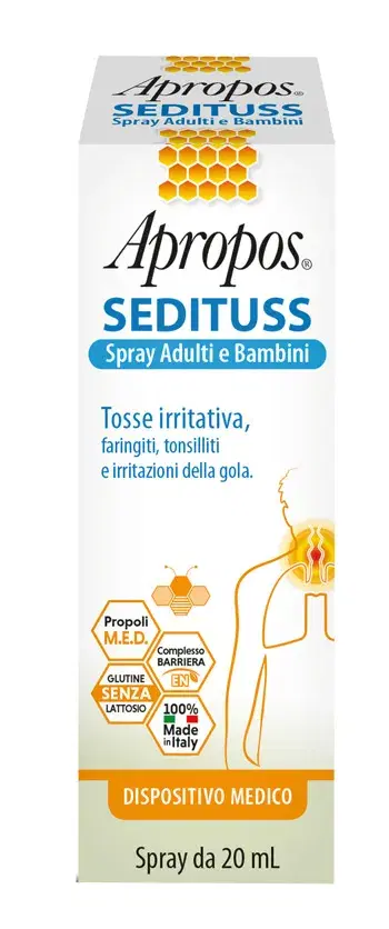 Apropos Sedituss Spray Adulti e Bambini per la Tosse 20 ml
