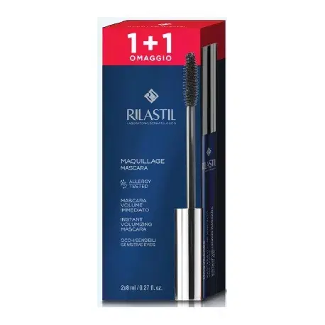 Rilastil Maquillage Mascara Volume Immediato 2x8 ml