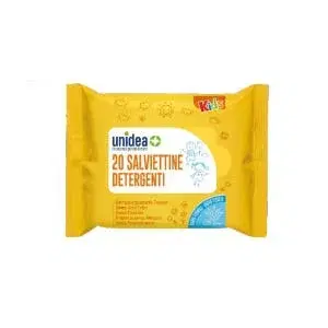 Unidea Kids 20 Salviettine Detergenti Formato Pocket Per Bambini 1 Confezione